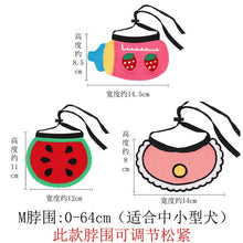 Load image into Gallery viewer, 3pcs cute pet saliva towel bib cat dog Christmas New Year holiday scarf clothes Shiba Inu Corgi fat