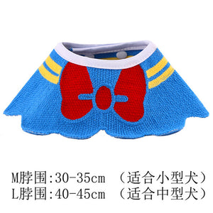 3pcs cute pet saliva towel bib cat dog Christmas New Year holiday scarf clothes Shiba Inu Corgi fat